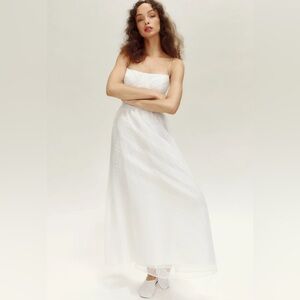 Reformation White Maxi Dress